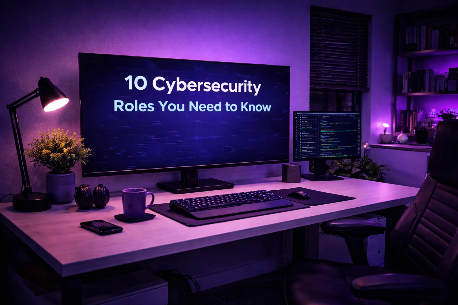 desk setup- 10 roles