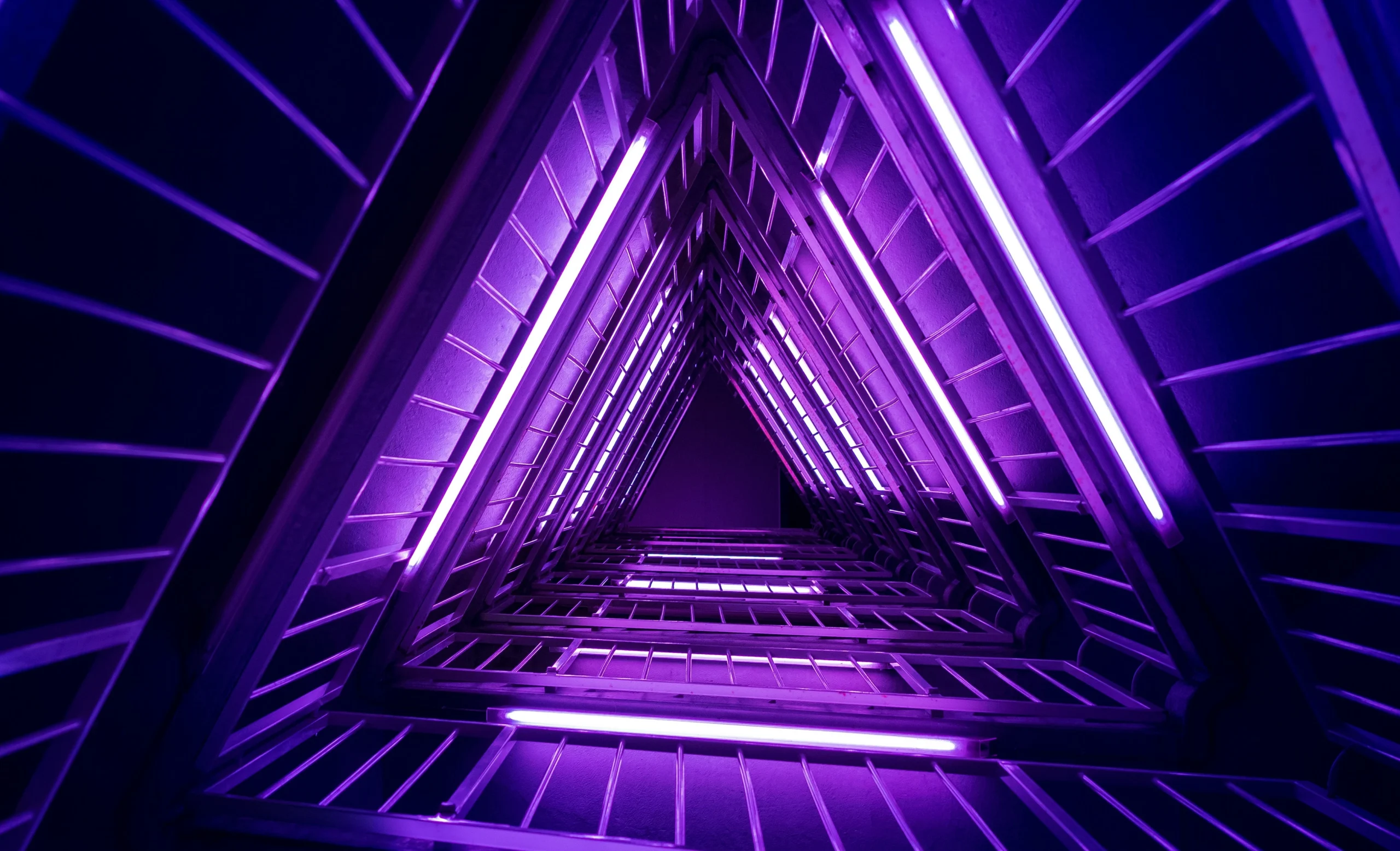 Purple staircase