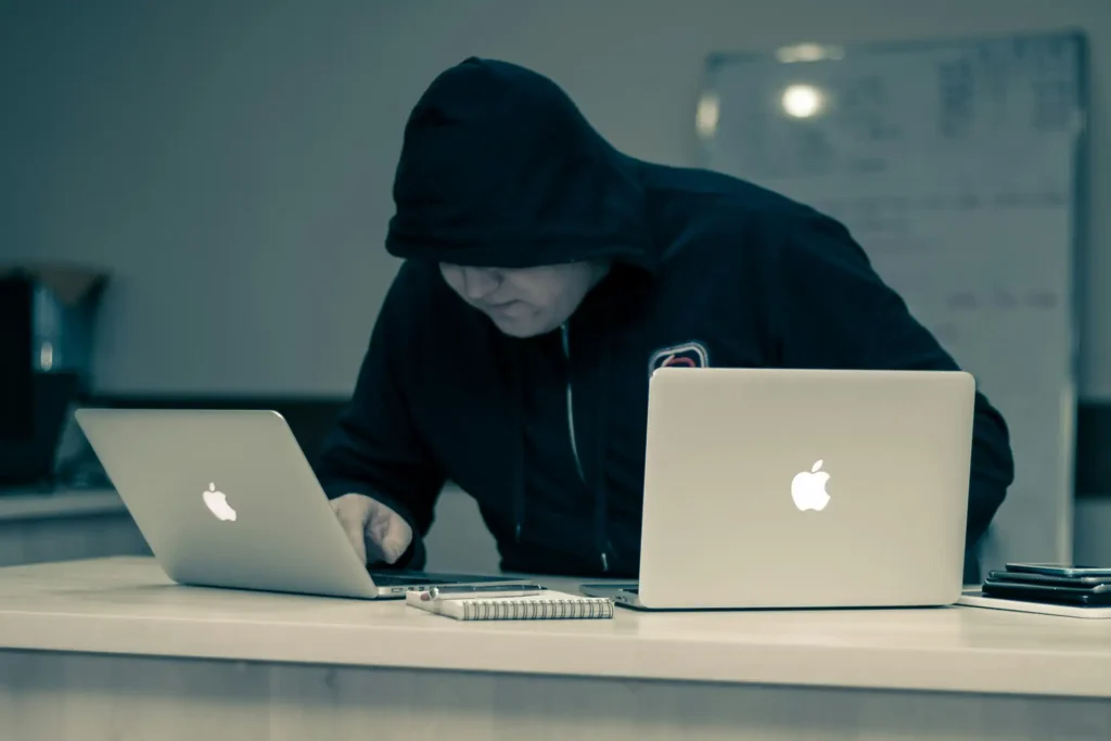 hacker on macbooks